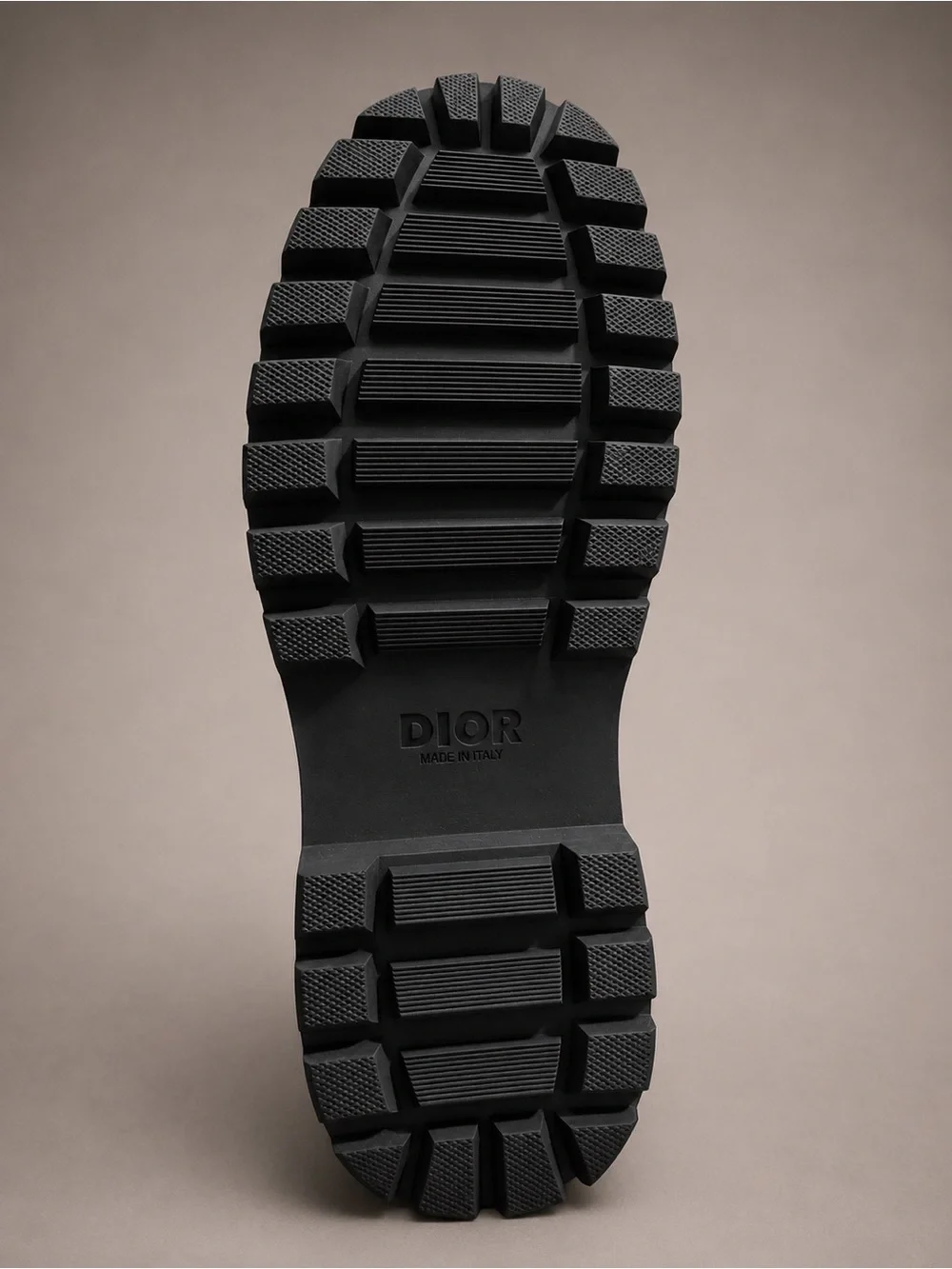Dior Black Leather Chukka Boots with Monogram Side Panel